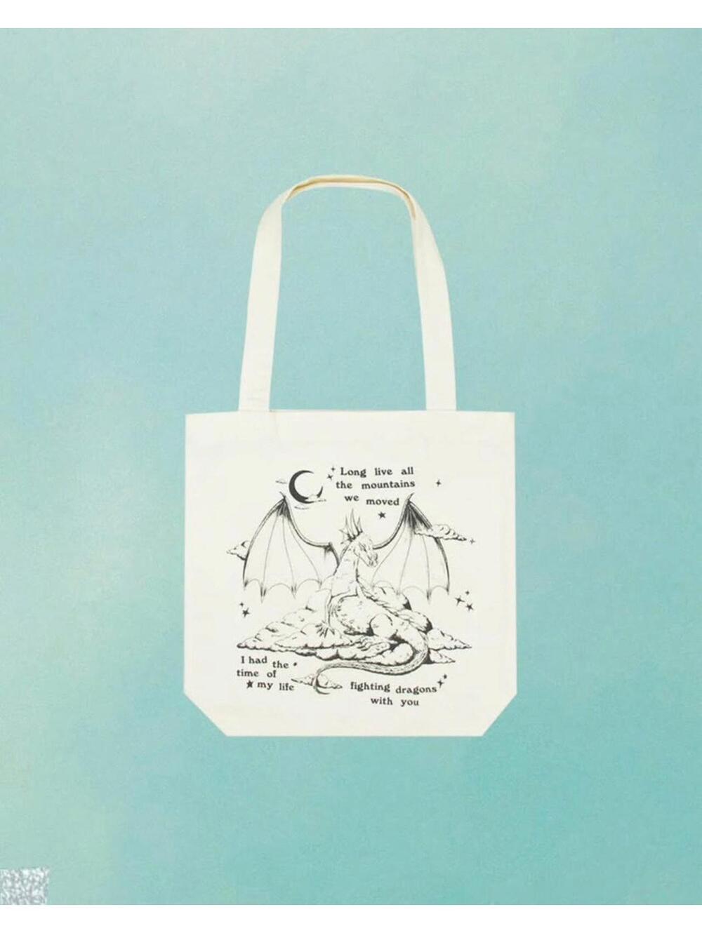 Taylor Swift Speak Now How the Kingdom Lights Shined Cream Tote Bag